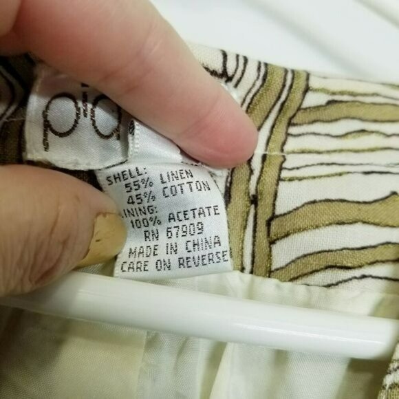 Pia Rucci vintage 80s? Blazer jacket womens Medium linen‎ blend Mark's on cuff - Picture 5 of 13